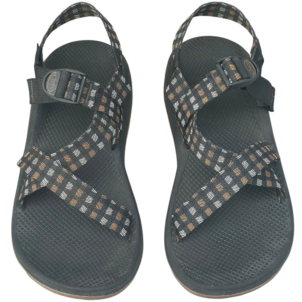 Chaco Z Cloud Men's size 13 Sandals Black Water Sport Shoes J106307 Geometric A+
